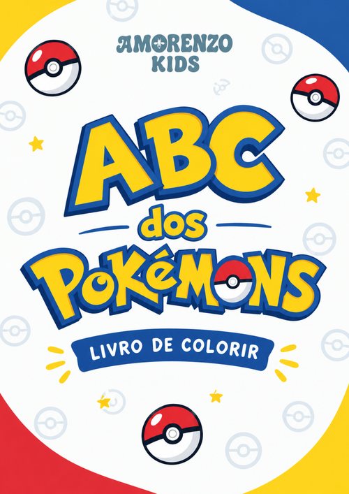 ABS dos Pokemons | Livro de Pintar