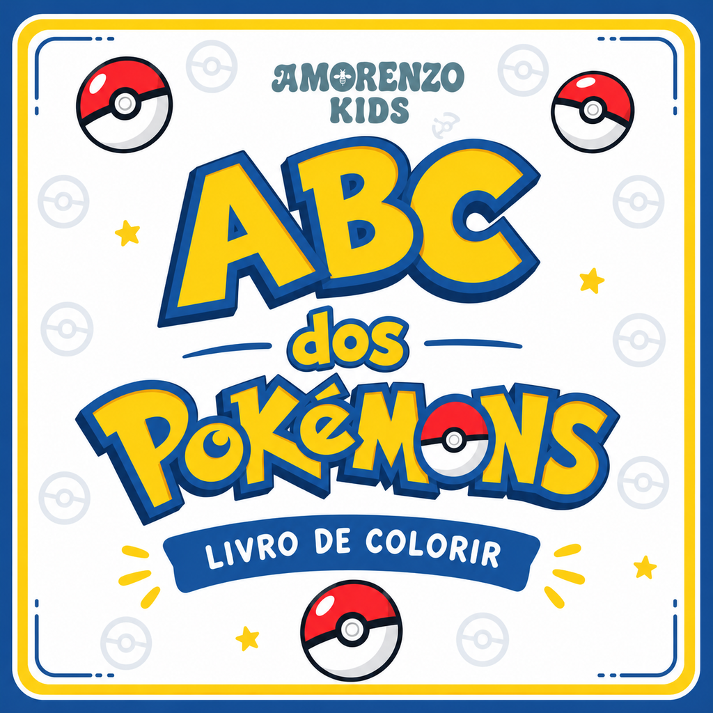 ABS dos Pokemons | Livro de Pintar