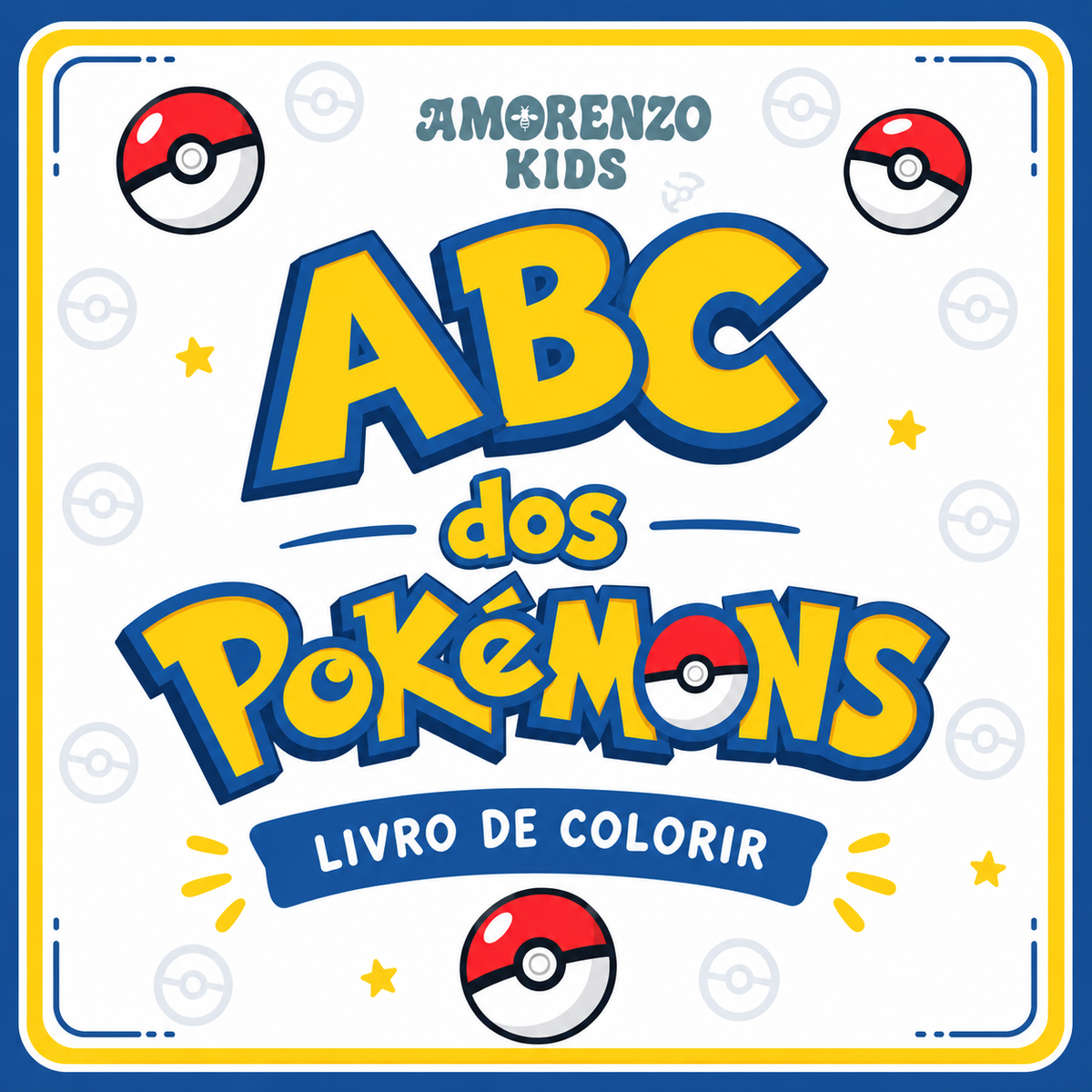 ABS dos Pokemons | Livro de Pintar